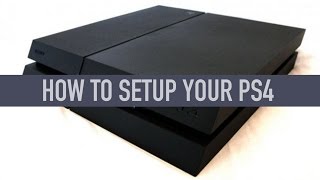 How to set up a PlayStation 4 [upl. by Nelubez]