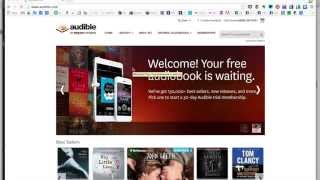 How To Sign Up For Audiblecom [upl. by Cianca]