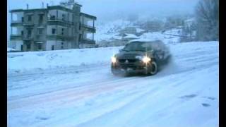 Mitsubishi Lancer Evolution 8 MR on Snow [upl. by Assisi124]