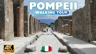 A City Frozen in Time 🏛️ 4K Guided Walking Tour Through the Ancient Streets of Pompeii [upl. by Herodias]