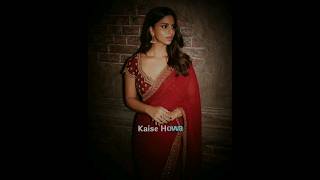 Ride it in hindi voice  SRK daughter suhana Khan beautiful saree tiktok viral trending shorts [upl. by Assennej]