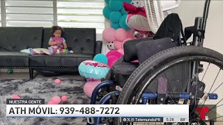 Niñita necesita ayuda para costear tratamiento tras quedar parapléjica [upl. by Edmonds]