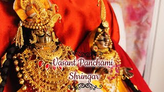 Vasant Panchmi shringar  Shri Vitthalnathji  Pushtimarg [upl. by Aenahs]