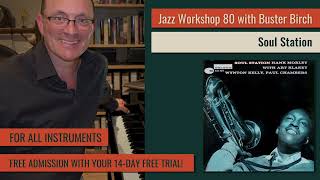 Learn 2 Play Jazz Workshop 80  Soul Station original recording [upl. by Adihaj]