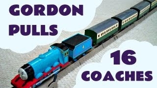 Can Gordon pull 16 Toy Train Express Coaches [upl. by Ateiluj]