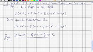 Derivata e differenziale in una variabile [upl. by Nedak314]