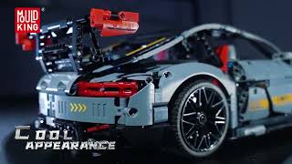 Lego Technic  Mould King 13123  MercedesBenz AMG GT Black Shadow [upl. by Ailyn]