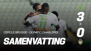 CERCLE BRUGGEOLYMPIC CHARLEROI  SEIZOEN 20242025  SamenvattingHighlights [upl. by Dunson]