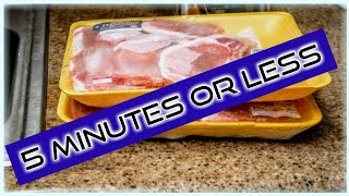 How to Quickly Defrost Frozen Meat In Under 5 Minutes  Step by Step Instructions  The simple way [upl. by Ahsim]