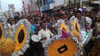 Vizianagaram Nagavamsam and Butchana koneru puli vesham Kalla Gowri [upl. by Anuahsat]