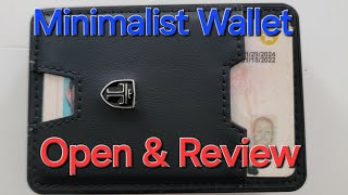 Travando Minimalist Wallet Open And Review [upl. by Burra]