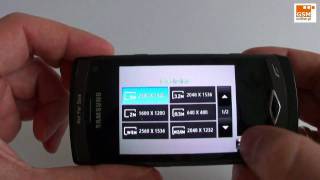 Samsung Wave GTS8500  camera [upl. by Launcelot494]