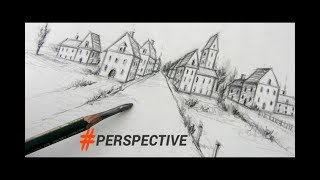 APPRENDRE LE DESSIN EN PERSPECTIVE  LES BASES [upl. by Eichman]