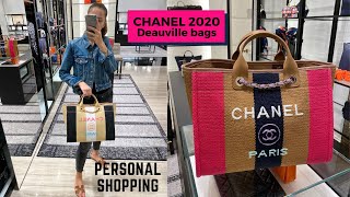 Chanel Tote Bag 2020  Deauville Bags  Large shopping bags [upl. by Donni]