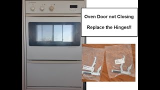 Oven Hinge Replacement Westinghouse Electrolux [upl. by Ecnarf]