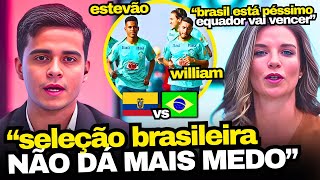 ATÉ OS EQUATORIANOS PERDERAM O MEDO DA SELEÇÃO BRASILEIRA [upl. by Kacey]