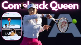 Anticipating Emma Raducanus Resurgence The Unseen Challenges of Her 2024 Tennis Tour [upl. by Brennen]