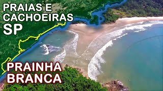 Prainha Branca  A praia do Guarujá que só se chega por trilha ou barco [upl. by Glori]