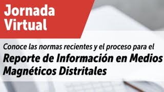 Reporte de información en Medios Magnéticos Distritales [upl. by Mccully]