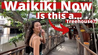 WAIKIKI NOW  2024 International Marketplace WALKING TOUR  OAHU [upl. by Rufford]