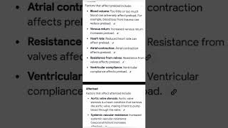 preload and afterload in heart [upl. by Griz]