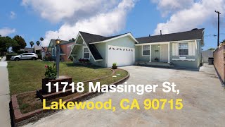 11718 Massinger St Lakewood CA 90715 [upl. by Irahc]