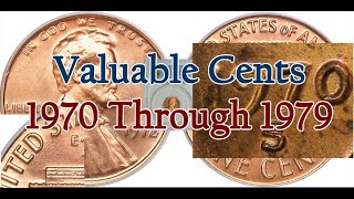 1970 To 1979 Valuable Lincoln Cents Varieties That Can Be Found In Pocket Change [upl. by Monaco]