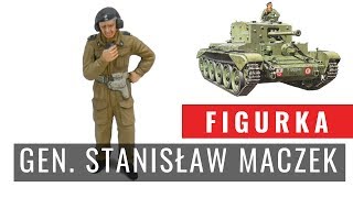 Malowanie figurki w skali 135  gen Stanisław Maczek [upl. by Nerual455]