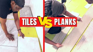 Luxury Vinyl Planks Vs Tiles  LVP vs LVT [upl. by Ligriv]