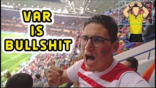 MAROC VS VAR  ESPAGNE  2  2 VLOG  التحكيم بالفيديو للمنتخبات الكبرى فقط [upl. by Naasar828]