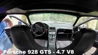 GoPro  Porsche 928 GTS DRIFT [upl. by Nosmoht117]