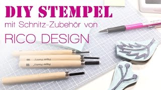 Ganz einfach DIY Stempel Schnitzen [upl. by Shaw371]