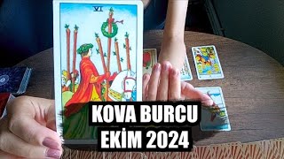 KOVA BURCU EKİM AYI TAROT FALI ♒ SİZİN İÇİN GÜZEL BİR AY OLACAK💫 KOVA BURCU EKİM 2024 YORUMU [upl. by Ayikan]