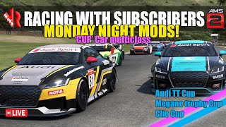 Automobilista 2 LIVE Monday Night Mods Multiclass Cup cars featuring Thunderflash mods [upl. by Amie]