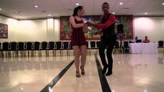 Rodolfo Montaño y Dasha Elizarova Bachateando RDBachata AutenticaFestival KBS 25052013 [upl. by Nimajaneb]