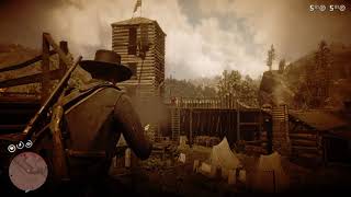 The Assault on Fort Wallace  How to Get Inside Red Dead Redemption 2 [upl. by Noam531]