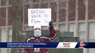 Dedham students protest football coach change [upl. by Charpentier87]