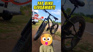 Fat Bike Ka Giveaway 🤩🤩minivlog bicycle fatbike shorts [upl. by Hoebart420]