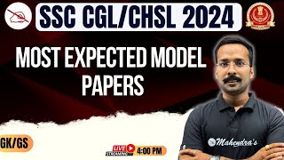 SSC Exam 2024  All India GKGS  History Expected Model Papers  8 [upl. by Malda]