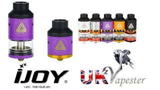 iJoy Limitless RDTA Tank Review  RDA amp RTA in One [upl. by Barbaraanne710]