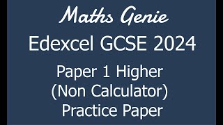 Last Minute Maths Revision  May 2023 Maths Exam Paper 1 NonCalculator  GCSE Maths [upl. by Leahcimluap]