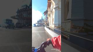 Brompton electric folding bike in action doldergrand shorts [upl. by Shu]