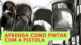 Como pintar cadeira de bar com esmalte remove suas cadeiras vc mesmo [upl. by Brocklin]