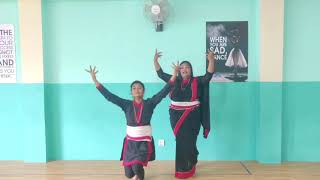 Dance tutorial newa dance sirsaya hegupart 2 [upl. by Anirehc]