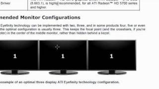 AMD Radeon HD 6950 Eyefinity Technology Setup Tutorial  Part 1 [upl. by Appleby]