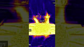 Messen with the gass burner doogee s98 pro thermal camera [upl. by Nadnal]