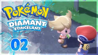 Pokémon Diamant Etincelant  En direction de Charbourg 02 [upl. by Hanyaz938]