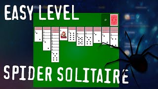 Spider solitaire 1 suits on GameZZ Online 🕷 [upl. by Yevi978]