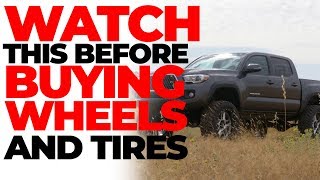 WATCH THIS BEFORE YOU BUY WHEELS AND TIRES [upl. by Elletnuahs]