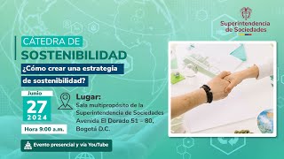 Cátedra ¿Cómo crear una estrategia de sostenibilidad [upl. by Arras750]